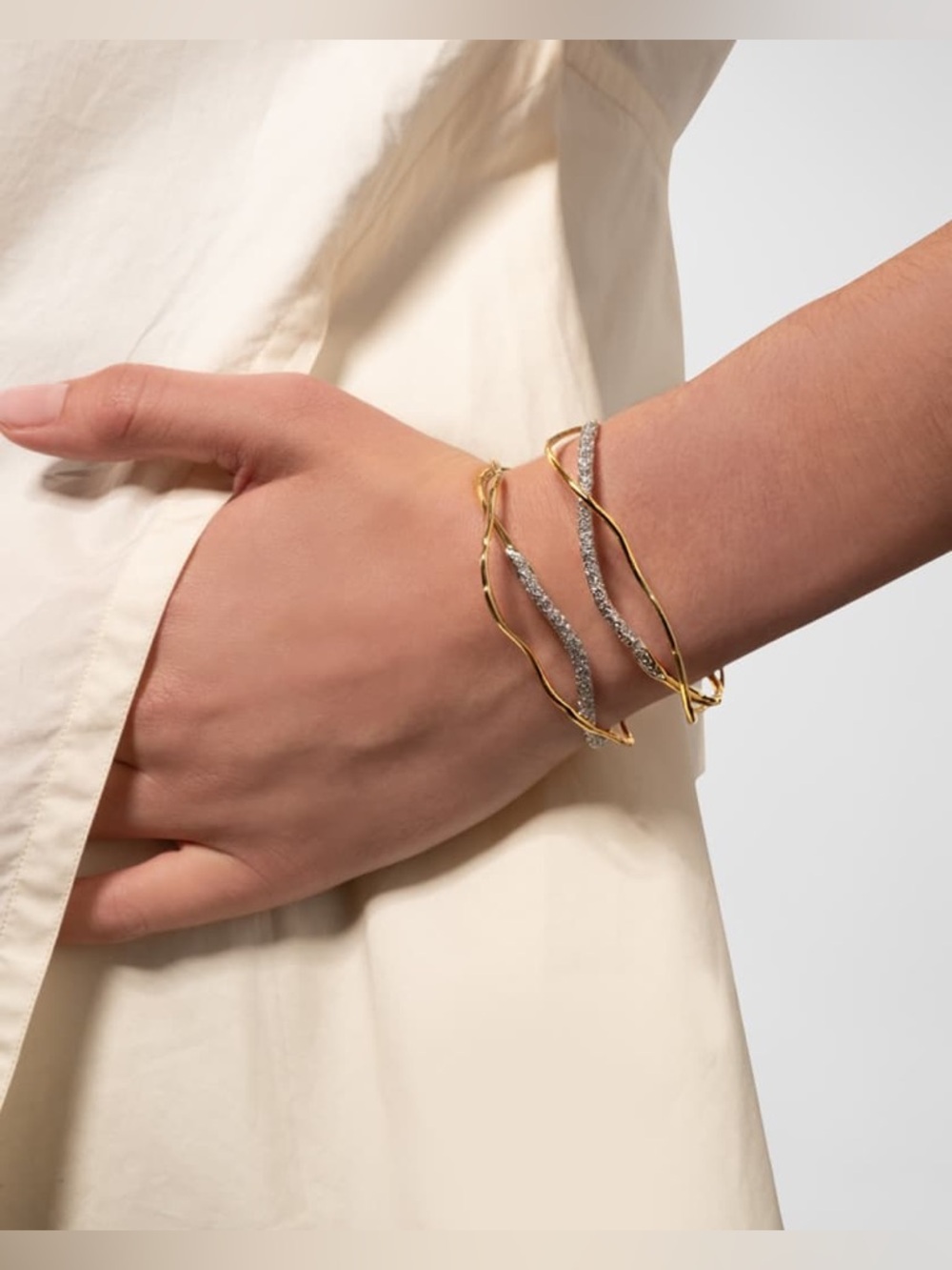 Alexis Bittar Solanales Crystal Cuff Bracelet/OS